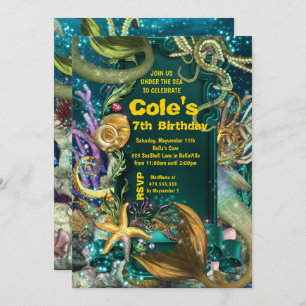 Octopus Sob o Convite do Partido da Sereia do Mar