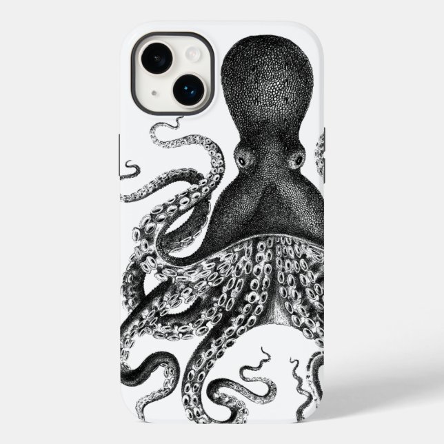 +| Octopus Vintage ||+ capas de iphone de gabinete (Verso)