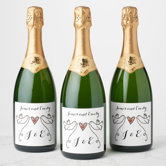 Óculos Brancos Personalizados Rótulos De Garrafa D (Garrafas)