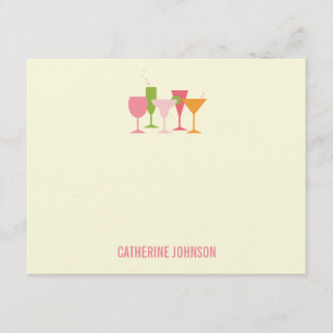 Óculos De Coquetel Obrigado Cartões