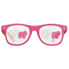 Óculos De Sol Cookies Animais do Jardim Zoológico de Circo Branc
