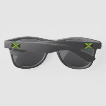 Óculos de sol da bandeira jamaicana
