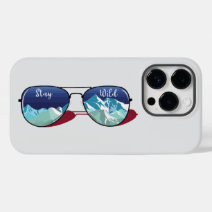 Óculos de sol das montanhas capas de iphone de gab