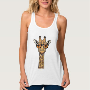Óculos de Sol Girafa Legal Camisa Vintage Gravura 