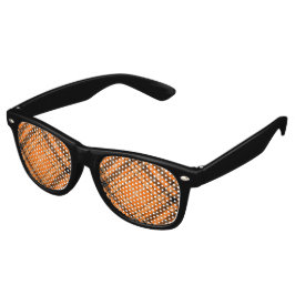 Óculos De Sol Halloween Orange Tartan
