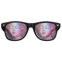 Mulher alienígena com cabelo cósmico