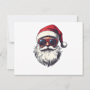 Óculos de Sol Retro com Rosto do Papai Noel Natal