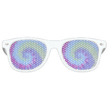 tiedye adulto retro partidário shades blues espira