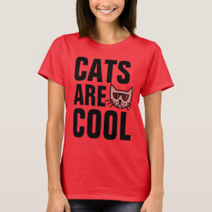 Óculos de sol vestidos, GATOS SÃO T-shirts LEGAL