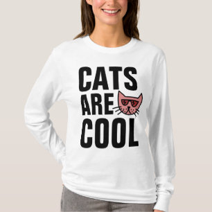 Óculos de sol vestidos, GATOS SÃO T-shirts LEGAL