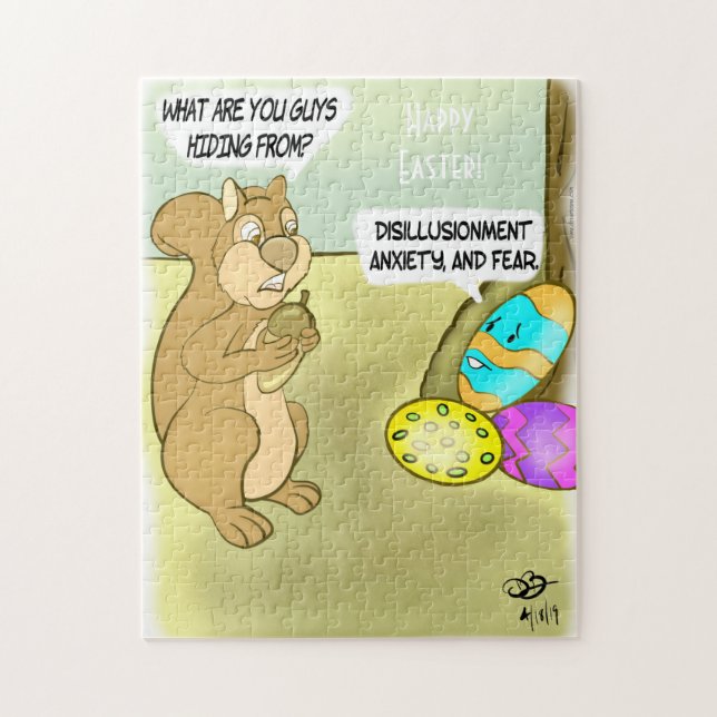 Ocultar Páscoa do serrote Quebra-cabeça (Vertical)