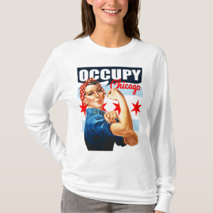 Ocupa Chicago Rosie, a camiseta do Riveter