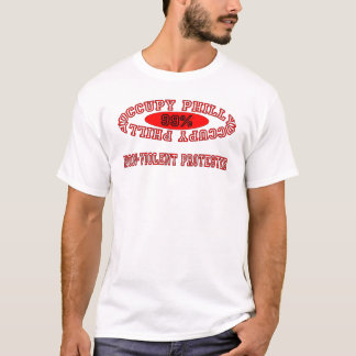 Ocupe Philly - t-shirt Não-Violento do protestador