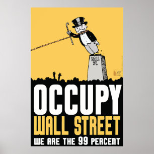 Ocupy Wall Street somos os 99% poster