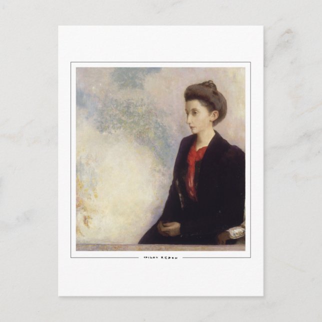 Odilon Redon #14 - Cartão Postal de Arte Fina (Frente)