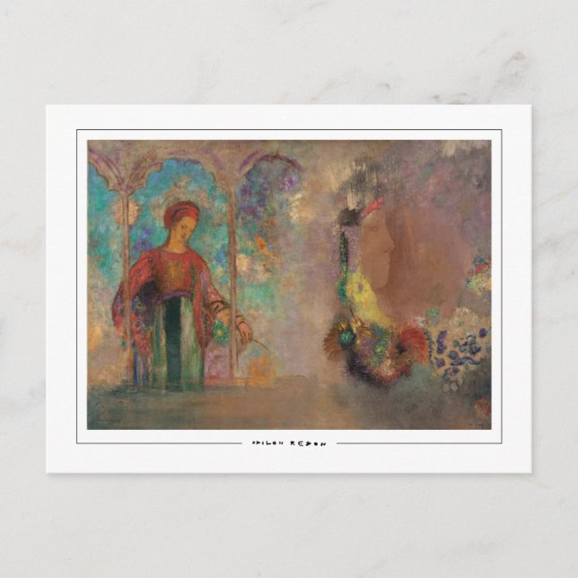 Odilon Redon #20 - Cartão Postal de Arte Fina (Frente)
