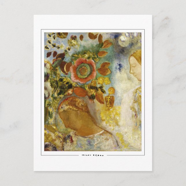 Odilon Redon #24 - Cartão Postal de Arte Refinada (Frente)