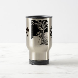Odin, caneca de viagem de aço inoxidável do deus