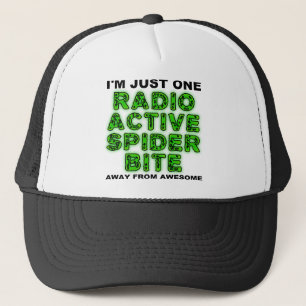 Ódio Boné de Bola Engraçado de Aranha Radioativ