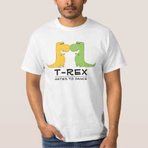 Ódios de TRex para dançar camisetas engraçadas