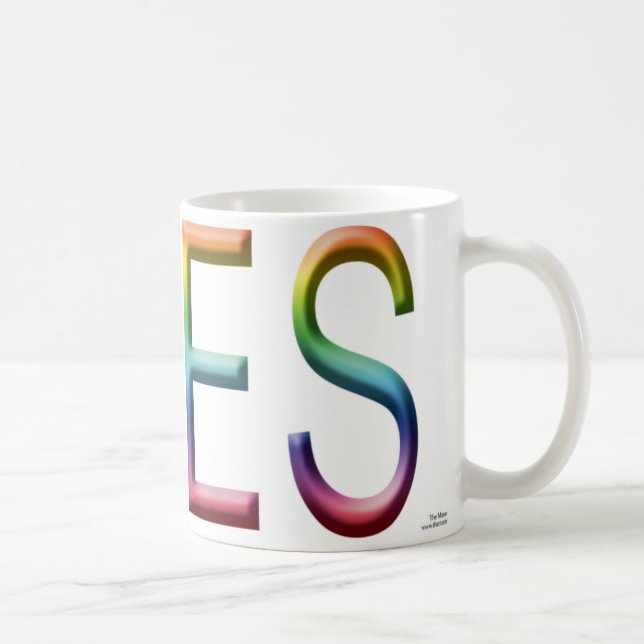 OES Rainbow Mug & Caneca de cerveja (Direita)