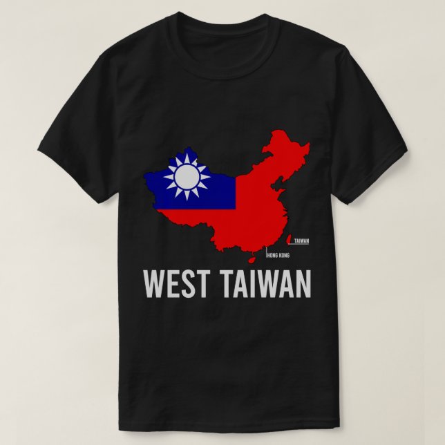 Oeste de Taiwan Camisa Oeste de Taiwan Saída Oeste (Frente do Design)
