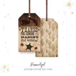 Oeste queria aniversário obrigado etiquetas