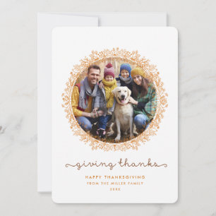 Oferecendo Obrigados Fim do Cartão com fotos de Aç