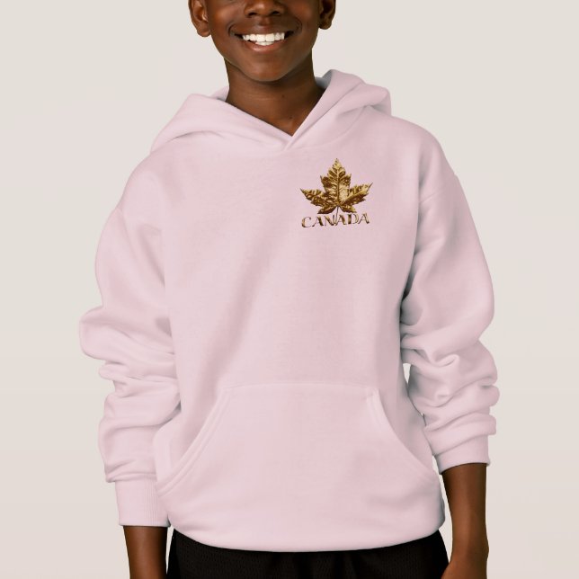 Oferta de Jaquetas encapuzadas do Canadá, Dourada  (Frente)