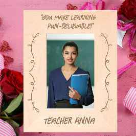 Oferta de Namorados de Apreciação Moderna de Profe