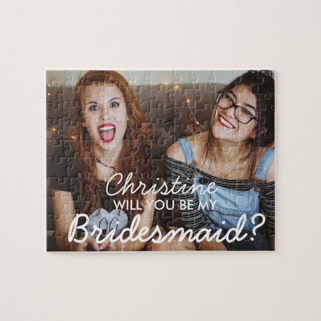 Oferta de Quebra-cabeça de Proposta de Bridesmaid  (Horizontal)