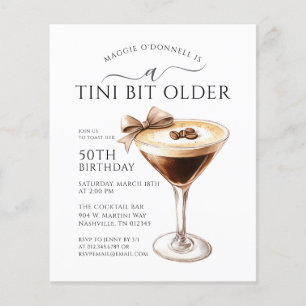 OFERTA Um Pouco Mais Velho Martini 50º Aniversário