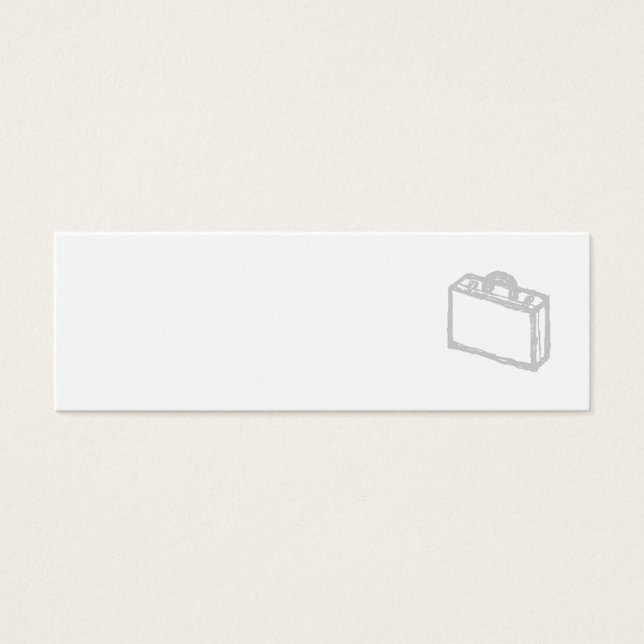 Office Briefcase ou Travelers Suitcase. Desenho. (Frente)