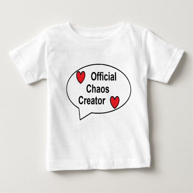 Official Chaos Creator Kids T-Shirt - Fun Tilted G (Frente)