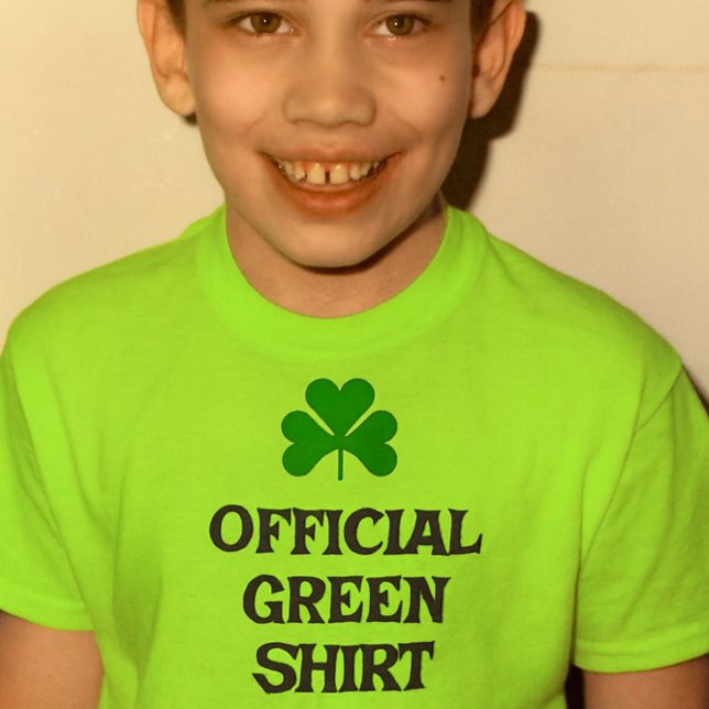 Official Green Shirt for St. Patrick's Day T-Shirt (Criador carregado)