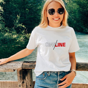 Offline Geek Humor T-Shirt