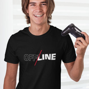 Offline Geek Humor T-Shirt