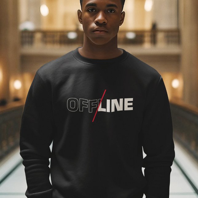 Offline | Suéter humor Geek (Criador carregado)