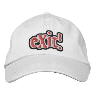 Oficial (c) eXit! Boné em BRANCO!