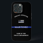 Oficial de Polícia de Linha Azul Personalizado Sin<br><div class="desc">Policial Personalizado Thin Blue Line USA Departamento de Polícia de Bandeira e presentes de Polícia!</div>