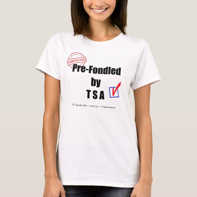Oficial Pre-Fondled pela camisa de TSA (Frente)