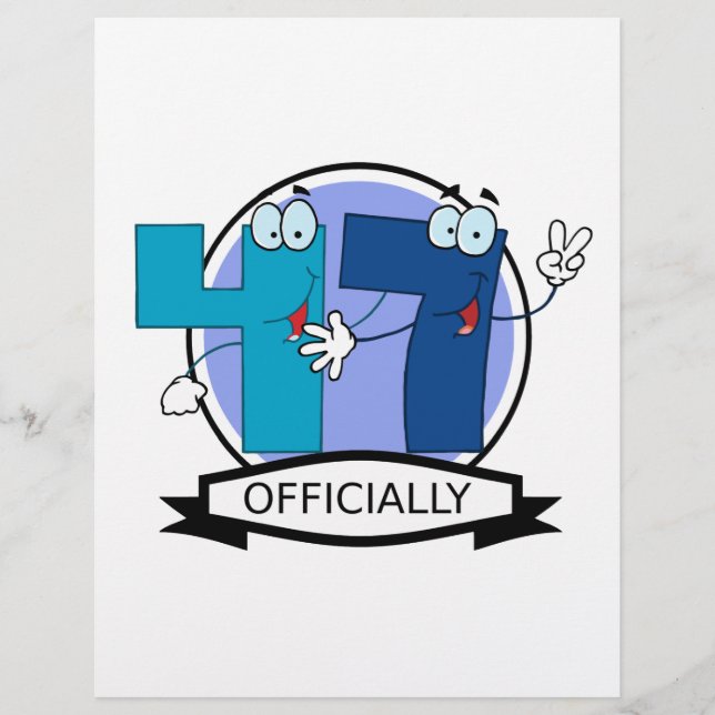 Oficialmente 47 Banner de Aniversário (Frente)