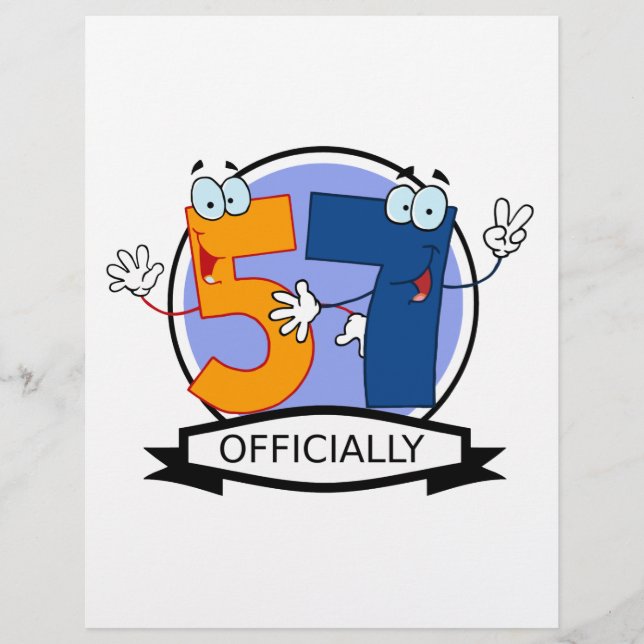 Oficialmente 57 Banner de Aniversário (Frente)