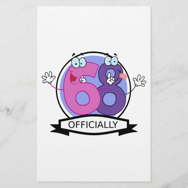 Oficialmente 68 Banner de Aniversário. (Frente)
