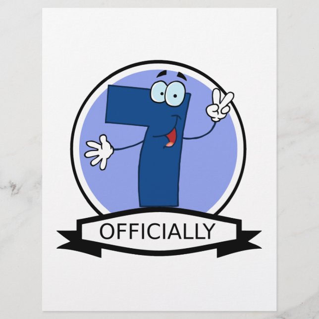 Oficialmente 7 Banner de Aniversário (Frente)