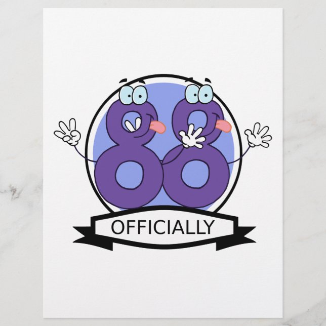 Oficialmente 88 Banner de Aniversário (Frente)