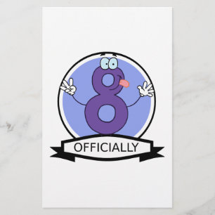 Oficialmente bandeira de 8 aniversários