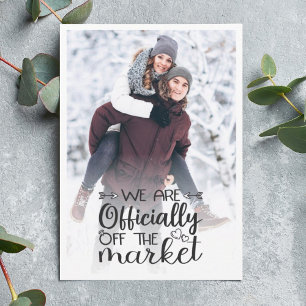 Oficialmente fora do noivado de mercado, exceto a