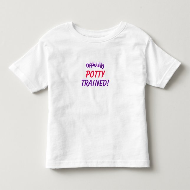 Oficialmente o Potty treinou a camisa (Frente)