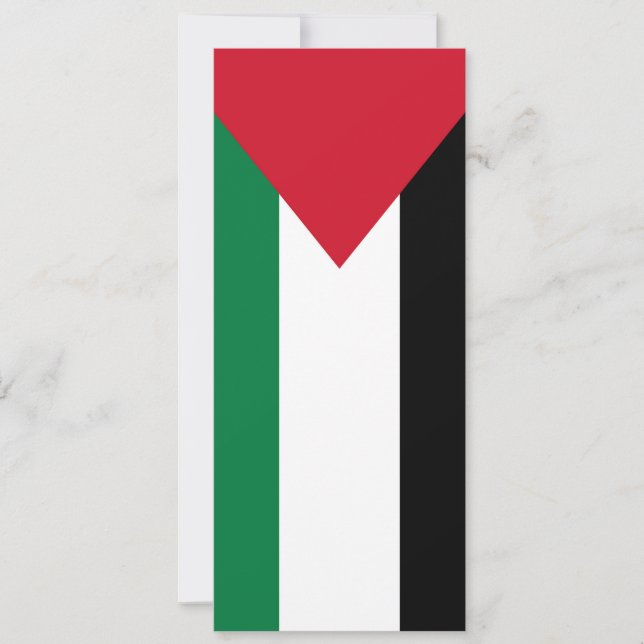 oficialmente pavilhão do Estado da Palestina (Frente)